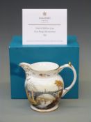 Coalport limited edition (117/1000) Iron Bridge Bicentenary jug in box with certificate,