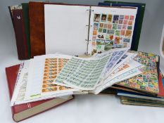 A tray of stockbooks of mainly foreign stamps including French Colonies