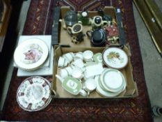 A collection of novelty teapots by Tony Wood including Sherlock Holmes, The Mad Hatter,