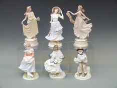 Two Coalport figures The Boy, Visiting Day,