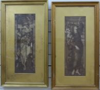 Sir Edward Burne-Jones (1833-1898) pair of prints 