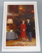 Signed Margaret Thatcher Christmas card from 10 Downing Street (Jane Parsons collection)