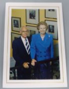 Signed Margaret Thatcher Christmas card from 10 Downing Street (Jane Parsons collection)
