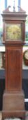 John Miles of Stroud early to mid 19thC 30 hour duration oak longcased clock,
