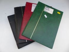 Four stockbooks of Commonwealth stamps, mainly West Indies,