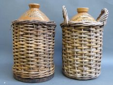 Two stoneware flagons Stroud Brewery Co and Smith and Son Ltd, Brimscombe Bewery,
