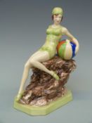 Kevin Francis and Peggy Davies limited edition 40/750 figurine Beach Belle,