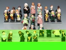 Twenty-seven Royal Doulton miniature figures from the Charles Dickens series