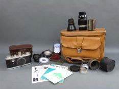 A Corfield Periflex Leica style camera, Hanimex 1:3.