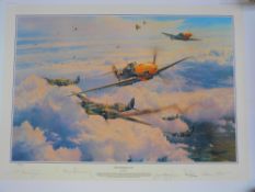 Robert Taylor 'Most Memorable Day' imited edition print signed by the artist and by Galland,