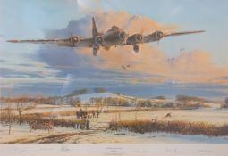 Robert Taylor 'Winter's Welcome' limited edition (1239/1250) print signed by the artist and Brown,