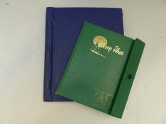 A mint and used collection of stamps from the USA and Hawaii in an album and a stockbook