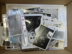 A quantity of mainly WWII Nazi German military interest photographs to include soldiers portraits,