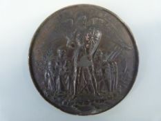 Victorian bronze medal,