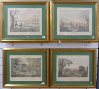 Set of four Alken sporting prints,