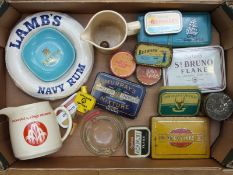 A collection of local interest commemorative beer bottles including Whitbread Silver Jubilee and