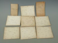 Two cloth backed maps of Sutton Park, one circa 1893 with further maps of the Midlands, largest 36.