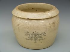 Doulton's Improved Bread Pan, 25cm tall,