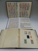 Three stockbooks of mainly Commonwealth stamps including Ceylon, Kenya and Gibraltar,