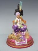 Peggy Davies limited edition 37/100 large figural group The Sultan,