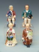 Four Kevin Francis limited edition toby jugs all pottery/ceramics related including William