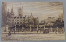 A signed Jim Callaghan and Audrey (signed separately) Christmas card with hand written message