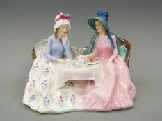 A Royal Doulton figural pair Afternoon Tea HN1747,