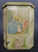 Beatrix Potter vintage biscuit tin (1939) by McVitie & Price of Edinburgh.