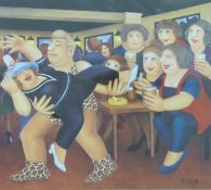 Beryl Cook 'Tarzanagram' signed limited edition (30/650) print with blind stamp lower left and