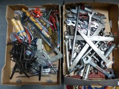 A quantity of tools to include GWR 1930/40's, German Stanwille, micrometers, spanners,