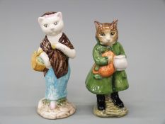 Two Beatrix Potter cat figures to include Susan and Simpkin