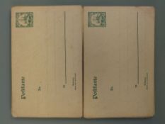 Fifty six unused German postcards with Kamerun postage (Cameroon)