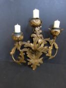 A Venetian hand made wall sconce/ candelabra