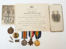 WWI Medal trio awarded to 88281 Spr. W.G.