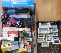 A large collection of Corgi, Oxford Commercials, Matchbox and similar diecast model vehicles,