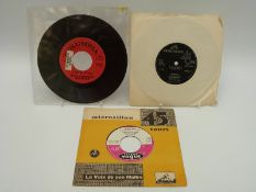 A box of mostly jazz EP's and singles.