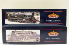 Two Bachmann 00 gauge BR locomotives 2-6-4 Fairburn Tank 42073 32-877 and 4-6-0 Standard Class SMT