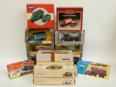 Fifteen Corgi and Corgi Classics diecast model commercial vehicles and vehicle sets including