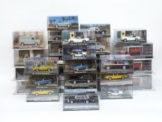 Thirty-one GE Fabbri James Bond 007 diecast model cars,