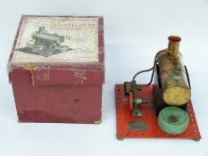 Mamod SE1 live stationary steam engine,