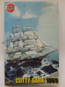 Airfix 1:130 scale Cutty Sark plastic model kit, in original box.