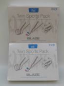 Two Nintendo Wii Blaze Twin Sports packs