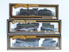 Three Mainline 00 gauge BR locomotives 4-6-0 Standard Class 4 75001 37-053,