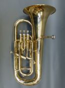 'Gear for Music' brass euphonium non compensated, 4 valve,