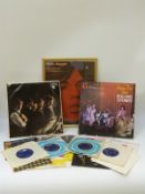 The Rolling Stones No 1 album, vinyl appears to be very good with some creasing to cover,