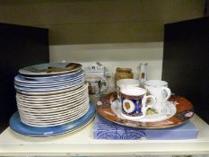 Royal commemorative and souvenir ware, cabinet plates including Laura Knight Edward VIII mug,