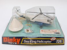 Dinky Toys diecast model Sea King Helicopter 724,