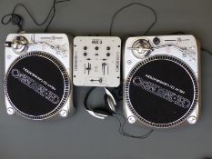 A home mix TT-500 DJ turntable package,
