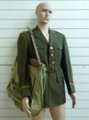 WWII USAAF jacket by associated military stores Chicago with RCR initials stitched inside together