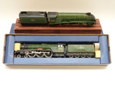Two Liliput 00 gauge 4-6-2 BR locomotives Flying Scotsman 60103 1038 and Merlin 60027 1050,